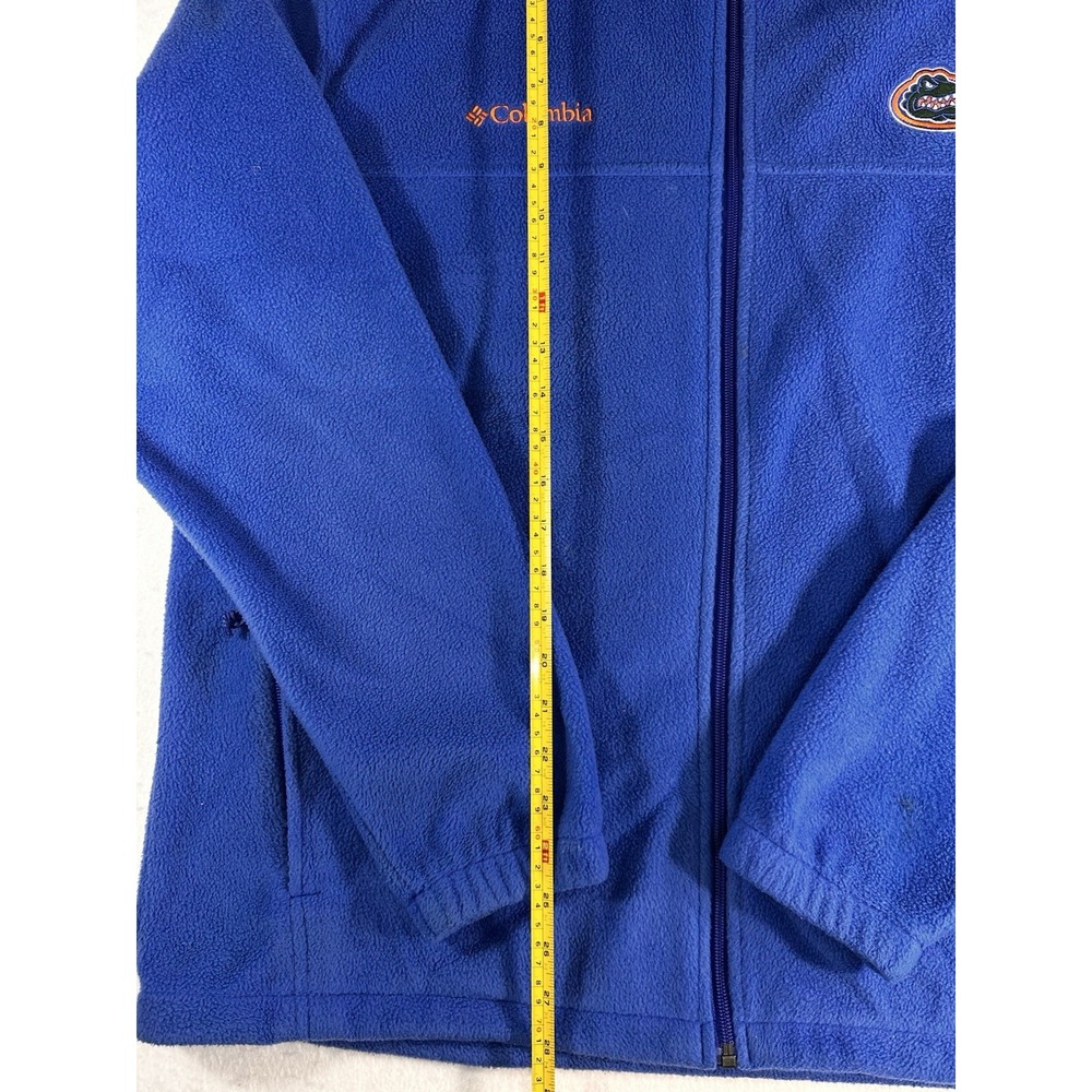 Columbia Florida Gators Fleece Jacket Mens XL Blue Full Zip Embroidered Logo - Picture 8 of 16